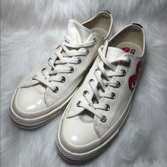 Comme Des Garcons Shoes Converse X Comme Des Garcons Play Chuck Taylor Poshmark